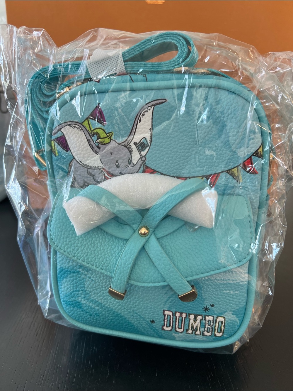 Wondapop Dumbo Light Blue Crossbody Backpack - Character Print